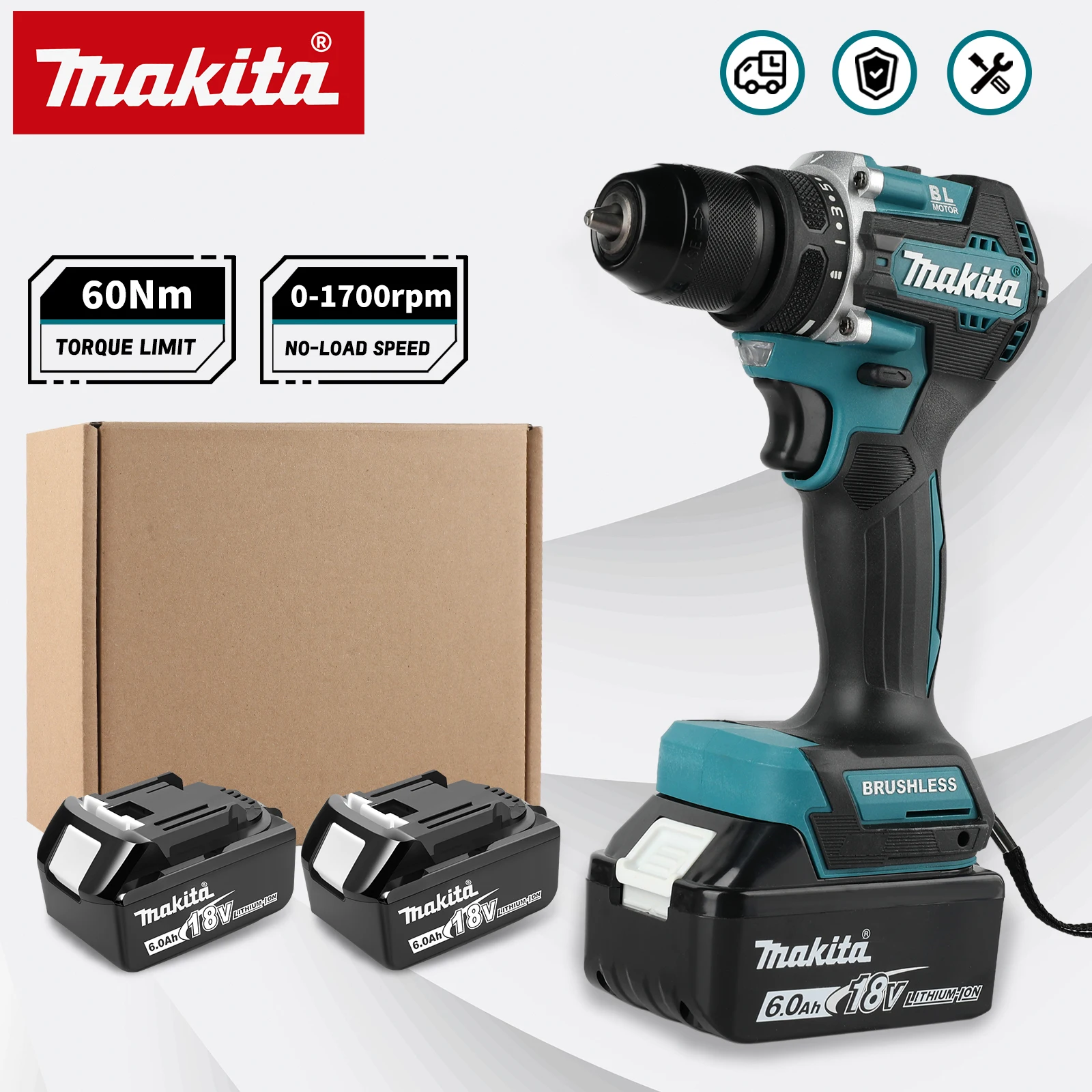 Makita Drill Ddf484 - Makita DDF487 18V Lityum Akülü Matkap/Tornavida