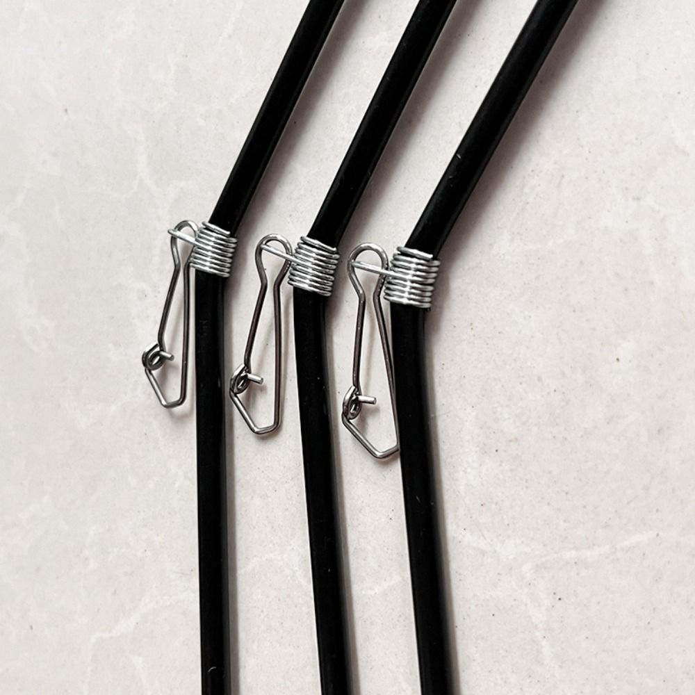 Plastic Pipe Clip - 5 adet ölçekli konnektör balıkçılık boru