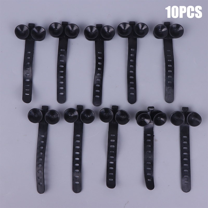 Plastic Pipe Clip - 10 adet/takım Balık Tankı Kravat Vantuz