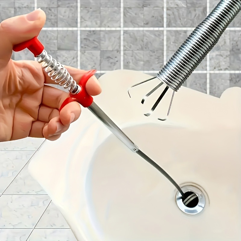 Drain Pipe Clip - 1 Adet Kanal Açma Aleti, Tuvalet