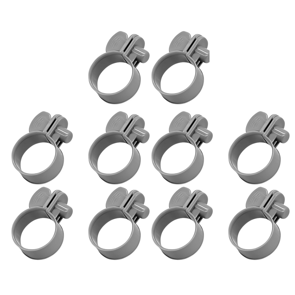 Plastic Pipe Clip - 4/10 adet Intex havuz hortumu kelepçeleri