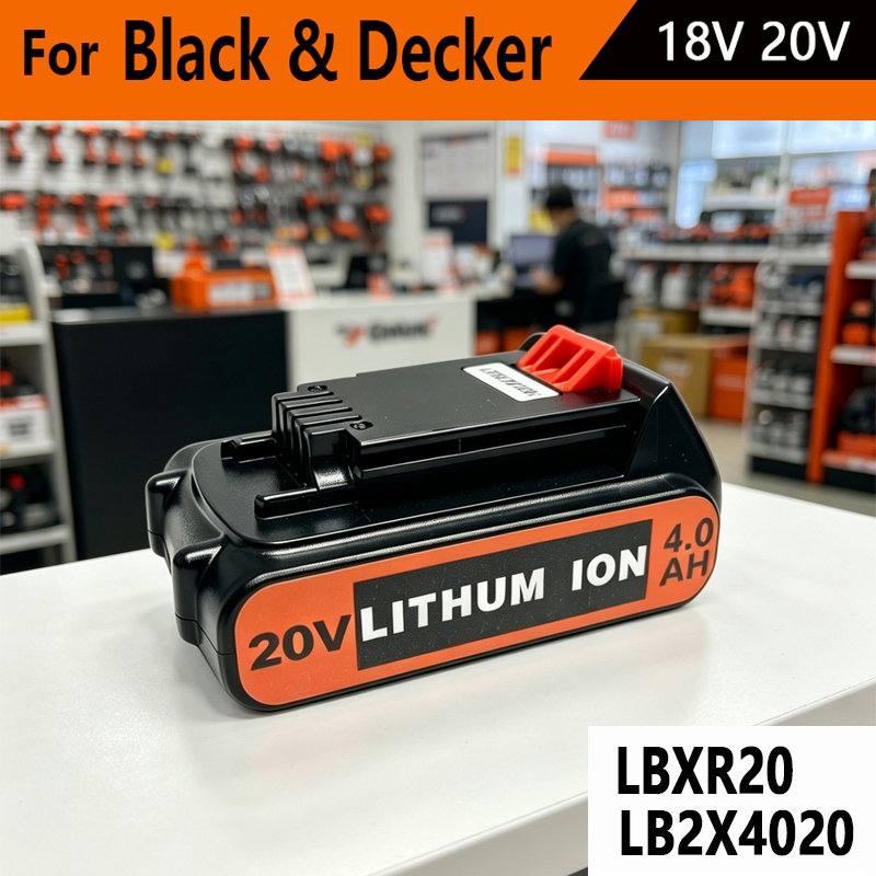 Black+Decker Tool 20V Max - Yüksek kapasiteli 8Ah LBX20 Black &
