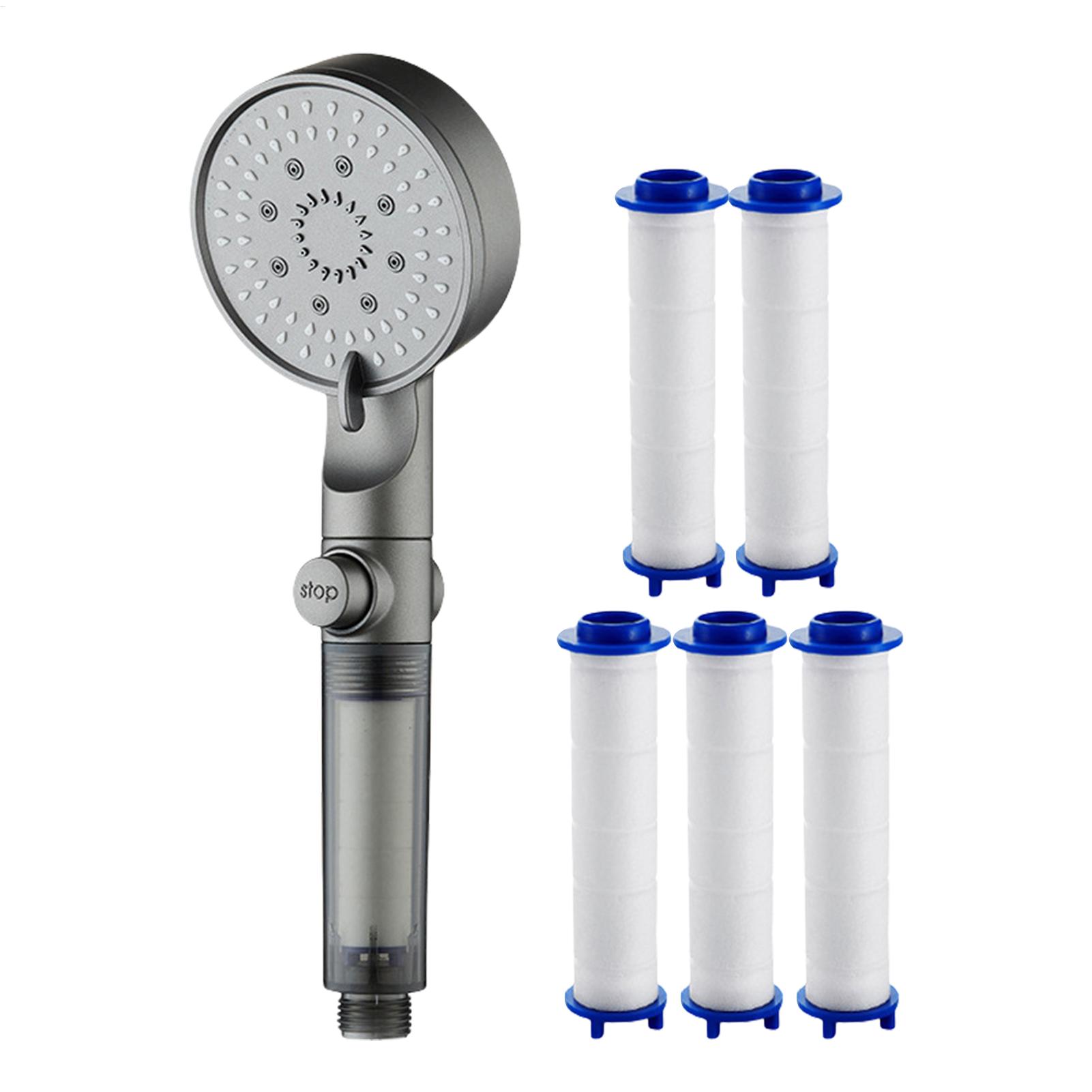 Silicone Tap Washer - Yeni Duş Başlığı 5 Modlu Filtreli