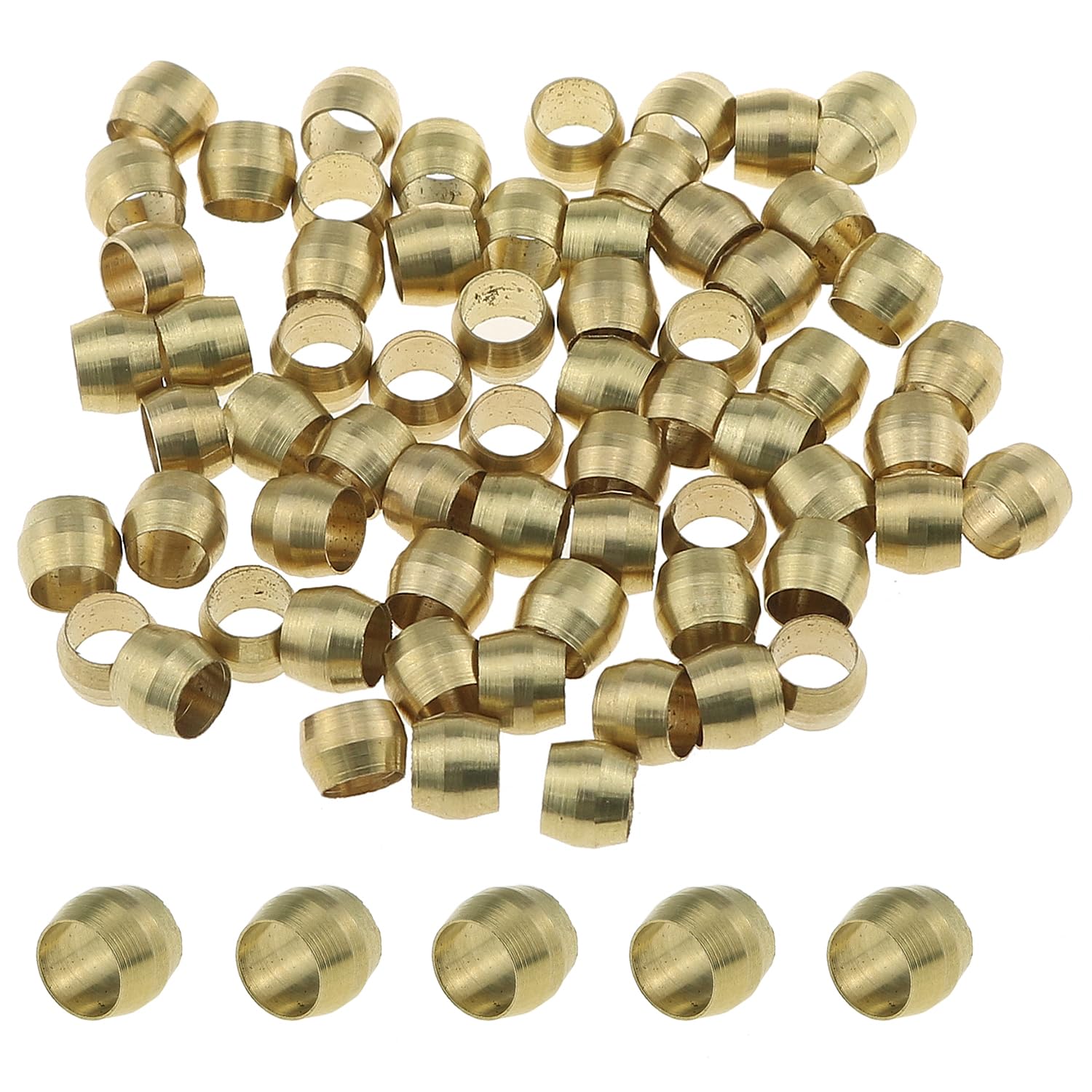 Compression Fitting Brass - 100 adet pirinç yüksük kollu yüksük