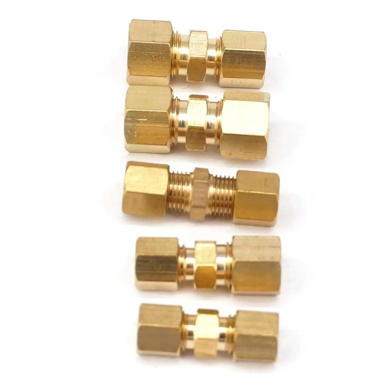 Compression Fitting Brass - Sıkıştırma uydurma Fit tüp O.D 1/8