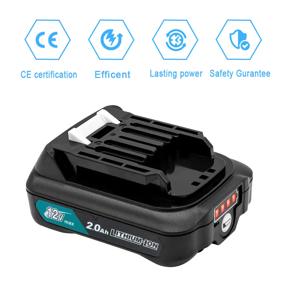 Makita Drill Hp1640 - *** 2.0Ah Şarj Edilebilir Li-ion Pil,
