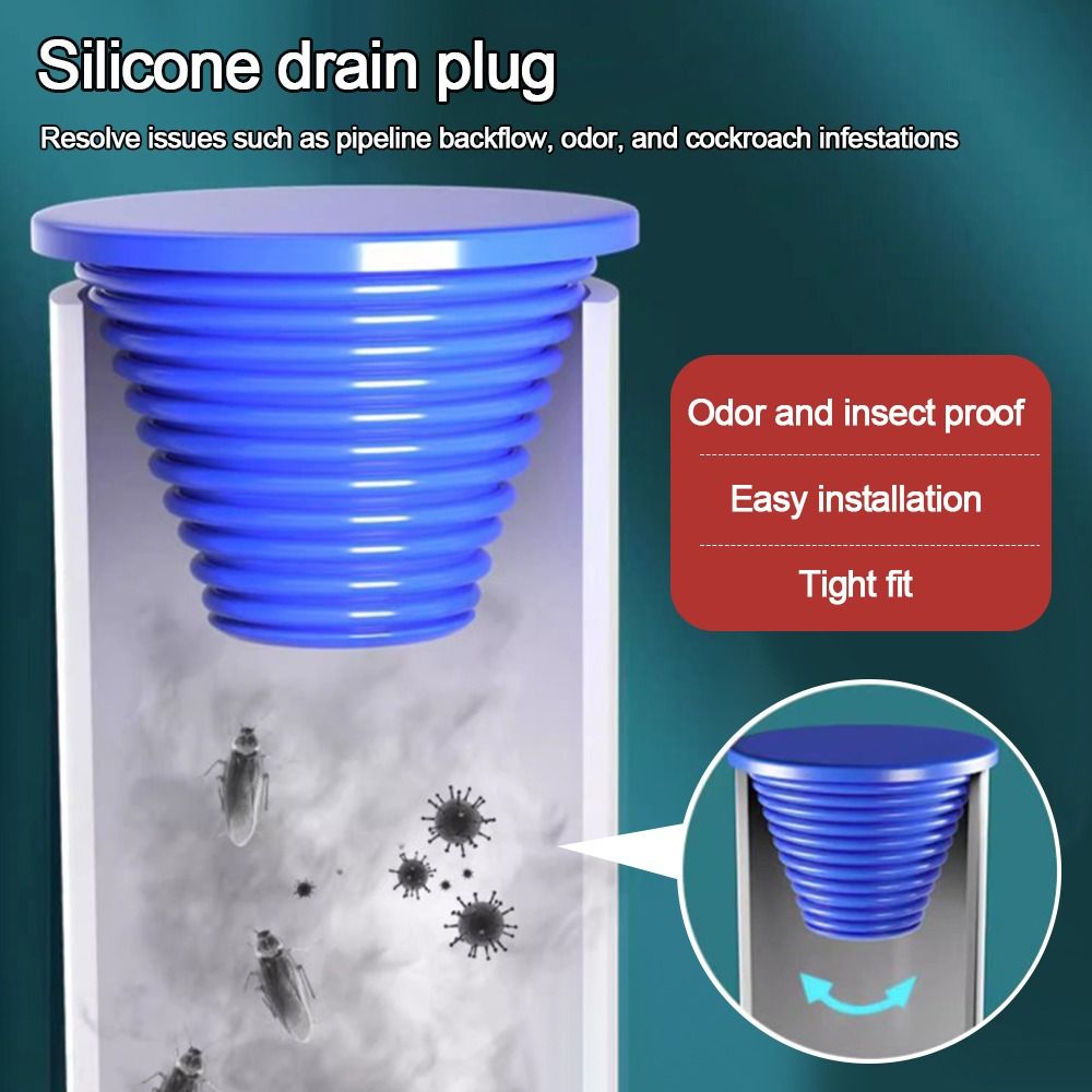 Drain Pipe Clip - Silikon Kanalizasyon Borusu Sızdırmazlık Halkası Anti