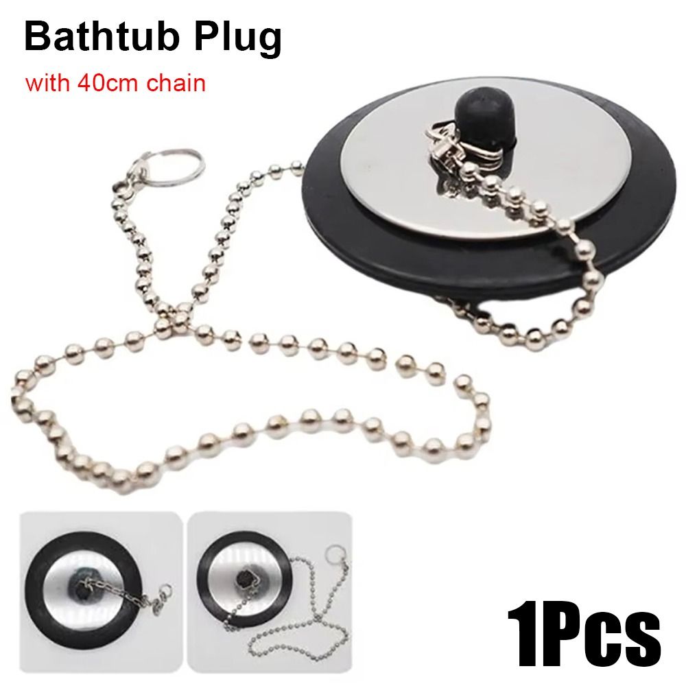Drain Pipe Clip - 1 adet dayanıklı kauçuk küvet tıpası