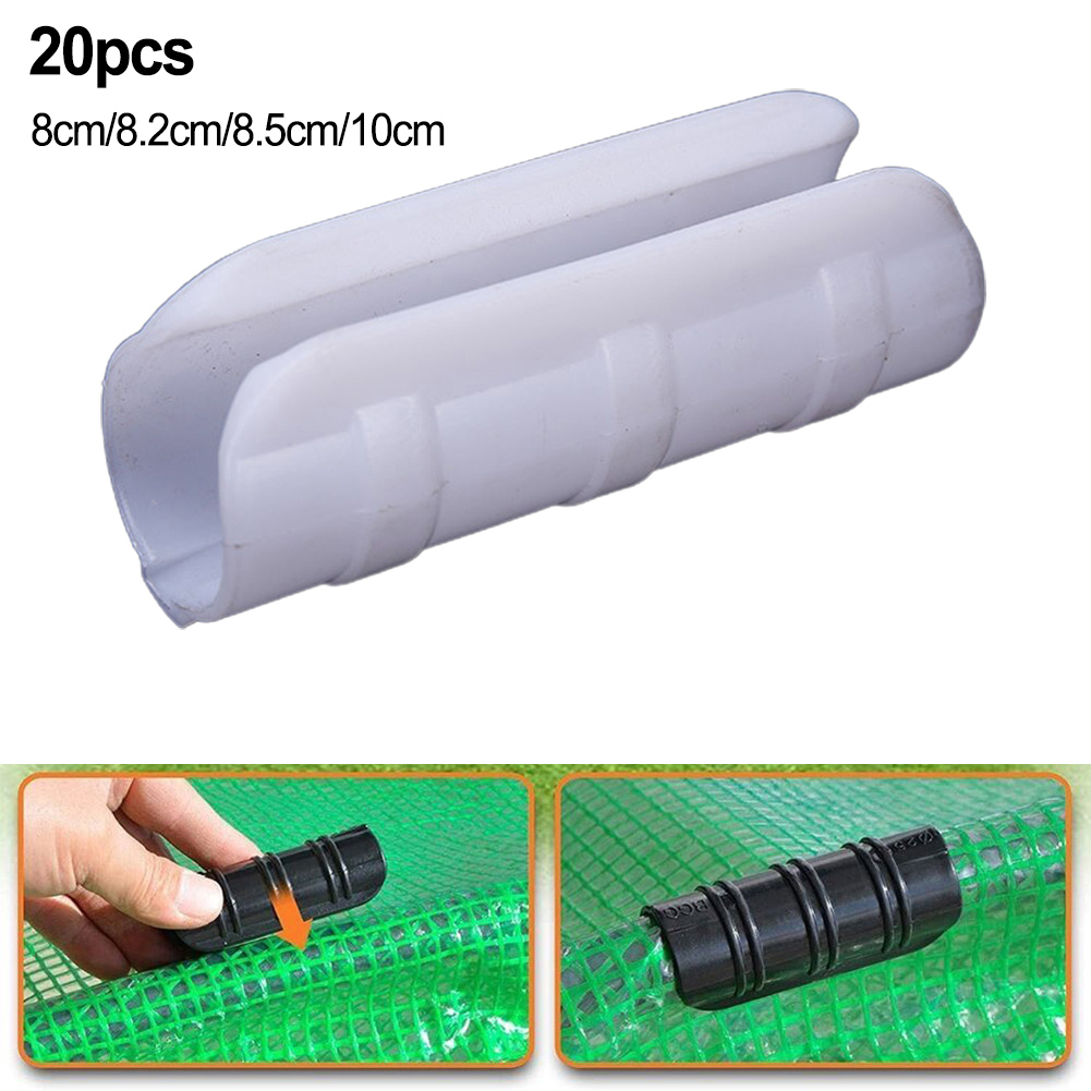 Plastic Pipe Clip - 20 adet sera çerçeve filmi toka