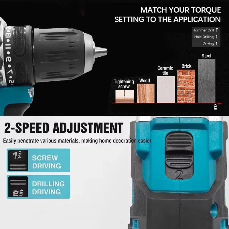 Makita DDF487 18V Fırçasız Akü - Makita Drill Ddf484 incelemesi ve fiyatı