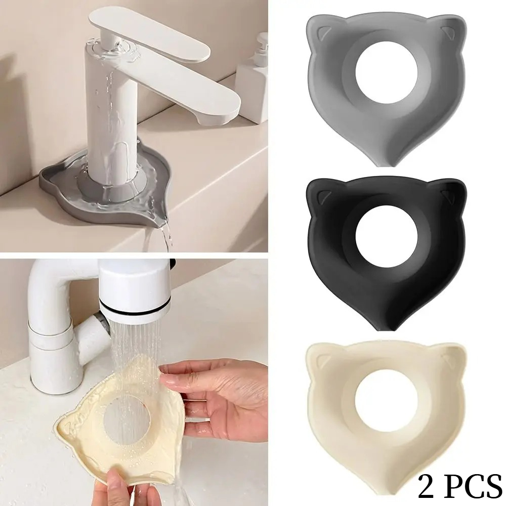 2 adet Yaratıcı Kedi Şekilli D - Silicone Tap Washer incelemesi ve fiyatı
