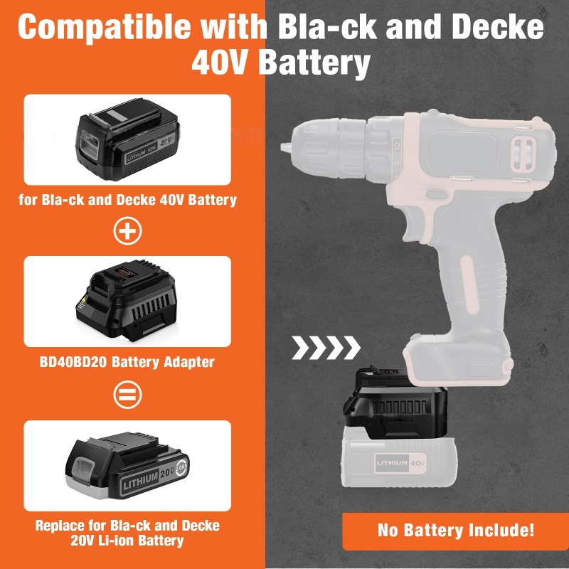 HAKSINKY Alet Pil Adaptörü BD4 - Black+Decker Tool Cordless incelemesi ve fiyatı