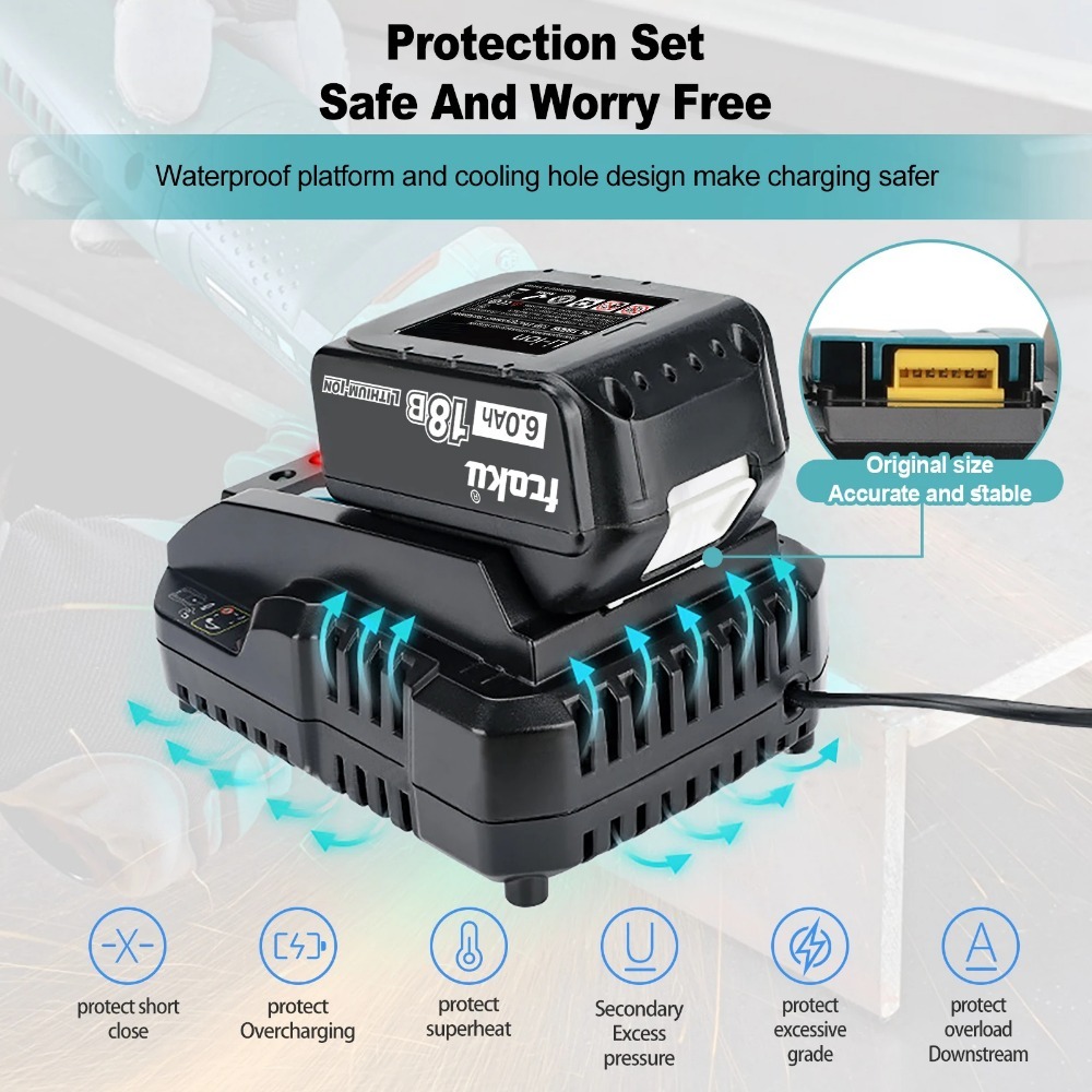 DC18RC Li-ion Pil 3A Şarj Ciha - Makita Drill Hp1640 incelemesi ve fiyatı