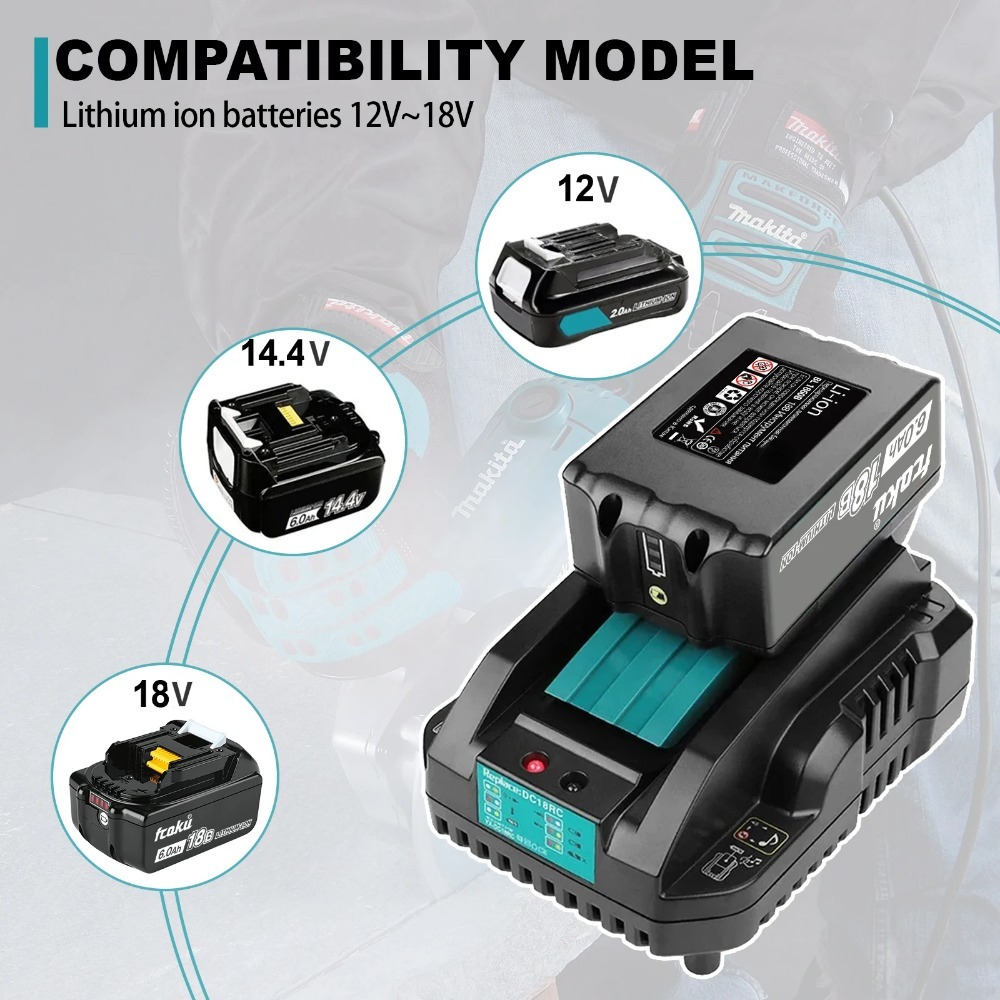 DC18RC Li-ion Pil 3A Şarj Ciha - Makita Drill Hp1640 incelemesi ve fiyatı