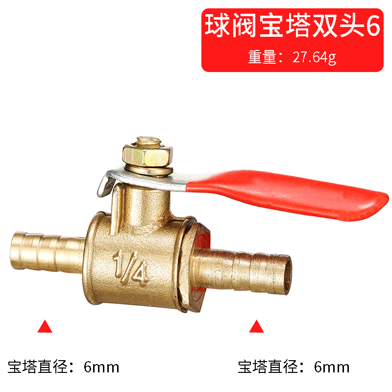 Kırmızı saplı küçük valf 6mm 8 - Compression Fitting Brass incelemesi ve fiyatı